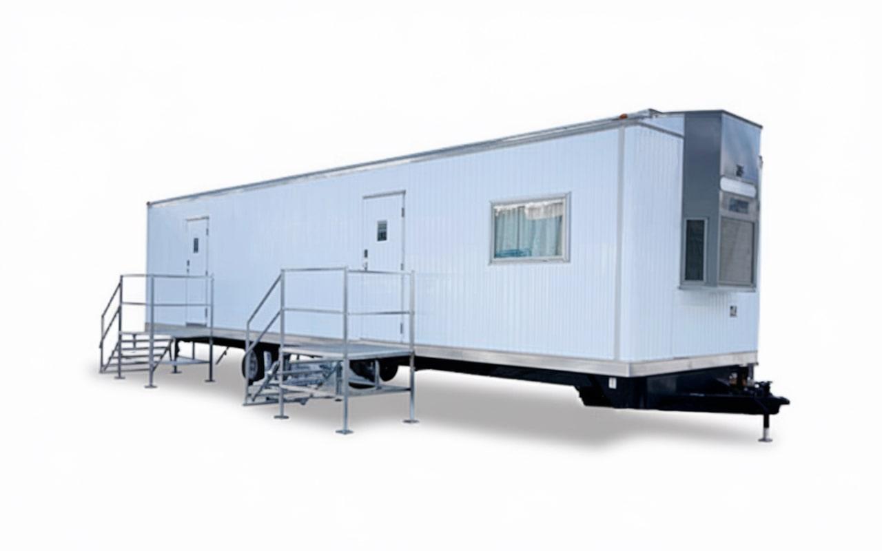 there are sustainable and eco-friendly office trailer options that incorporate energy-efficient features and materials